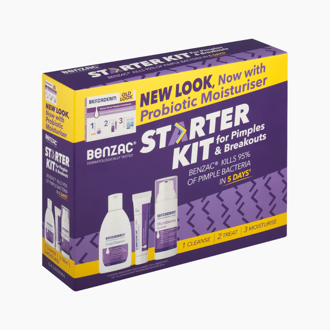 Benzac Starter Kit for Pimples and Breakouts