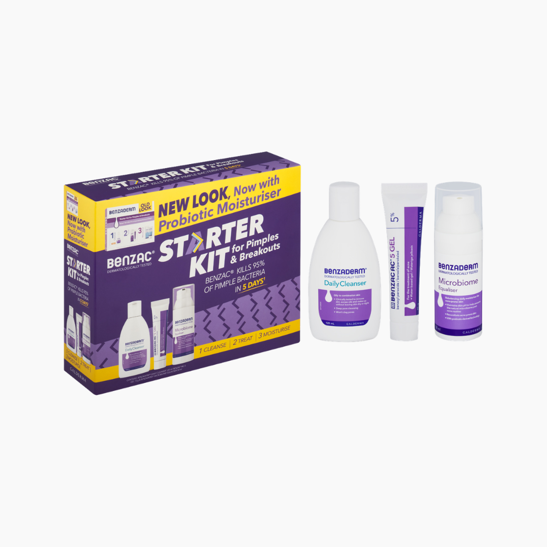 Benzac Starter Kit for Pimples and Breakouts