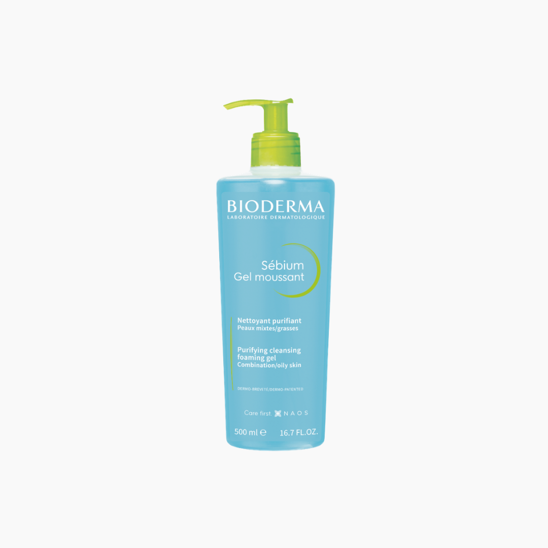 Bioderma Sebium Gel Moussant Purifying Cleansing Foaming Gel 500ml