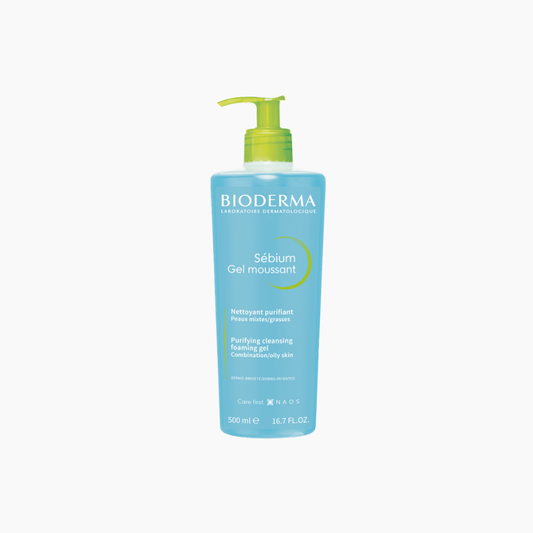 Bioderma Sebium Gel Moussant Purifying Cleansing Foaming Gel 500ml