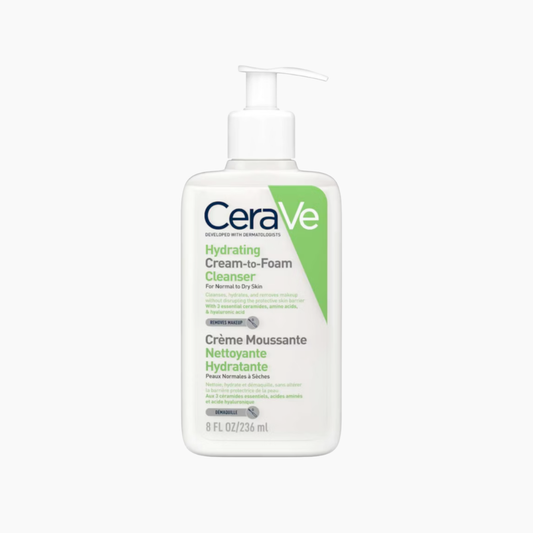CeraVe Hydrating Cream-to-Foam Cleanser 236ml